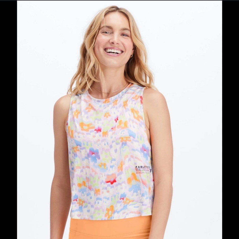 Fabletics Blake Muscle tank new wave floral
